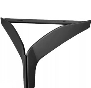 Czarna nóżka meblowa H-122 mm