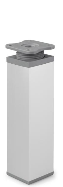 NÓŻKA KWADRATOWA ALUMINIOWA H-250 ALUMINIUM/POPIEL