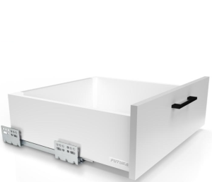 Szuflada Futura PK-1601 H122, 500 mm biały