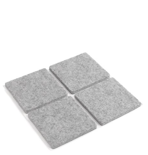 FILC MEBLOWY KWADRAT 45x45 BLISTER- 4 szt. SZARY