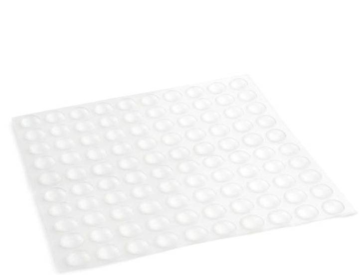 ODBOJNIK MEBLOWY SAMOPRZYLEPNY 10 x 3 LISTEK 100 KROPEK