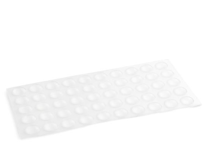 ODBOJNIK MEBLOWY SAMOPRZYLEPNY 10 x 3 LISTEK 50 KROPEK