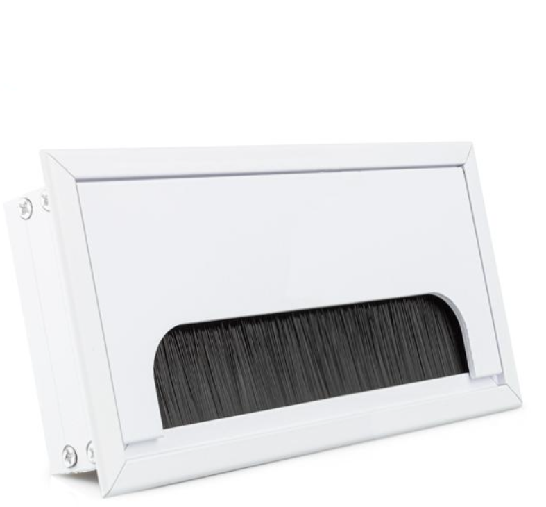 PRZEPUST KABLA ALUMINIOWY 80 x 160 mm BIAŁY