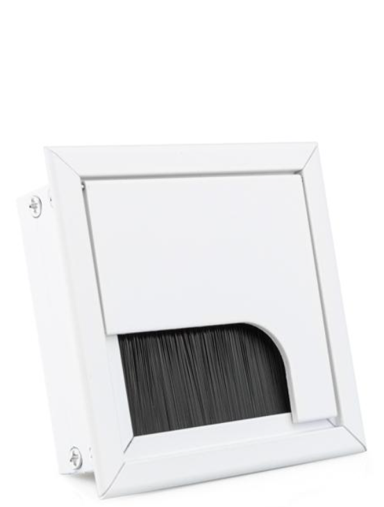 PRZEPUST KABLA ALUMINIOWY 80 x 80 BIAŁY