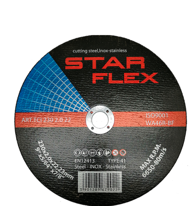 TARCZA DO CIĘCIA METALU INOX T-41 230 x 2.0 mm STAR FLEX