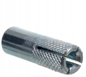 Kotwa tulejowa wbijana radełkowana M10x40 mm - stal ocynkowana, 50 szt.