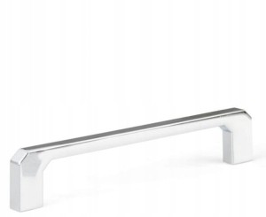 Chromowany uchwyt meblowy Campana 128 mm