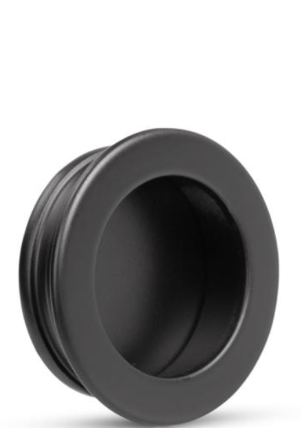 UCHWYT MEBLOWY WPUSZCZANY UM-055 fi35 P2 CZARNY
