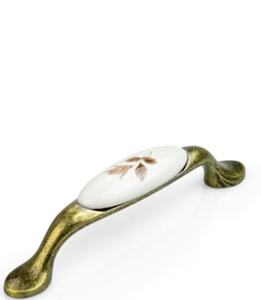 UCHWYT MEBLOWY Z PORCELANĄ RETRO UM-097 L-96 G4/M2