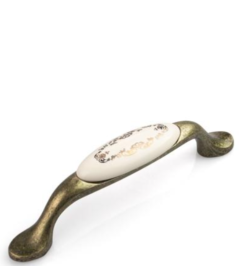 UCHWYT MEBLOWY Z PORCELANĄ RETRO UM-097 L-96 G4/M3