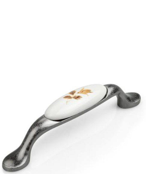 UCHWYT MEBLOWY Z PORCELANĄ RETRO UM-097 L-96 G49/M2