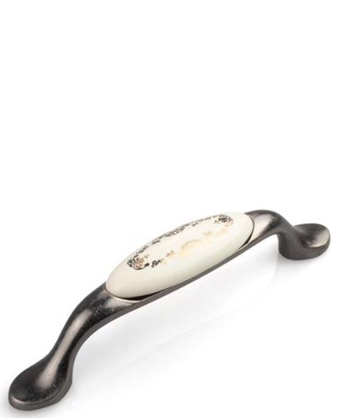 UCHWYT MEBLOWY Z PORCELANĄ RETRO UM-097 L-96 G49/M3