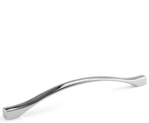 Chromowany uchwyt meblowy UM-148 160 mm