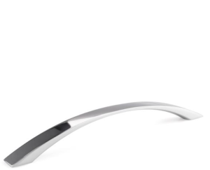 Chromowany uchwyt meblowy UM-161 128 mm