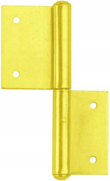 ZAWIAS DRZWIOWY PŁEWTOWY PRAWY 120 mm
