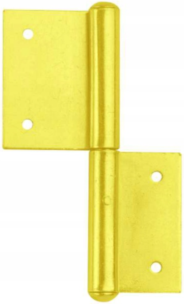 ZAWIAS DRZWIOWY PŁETWOWY PRAWY 140 mm