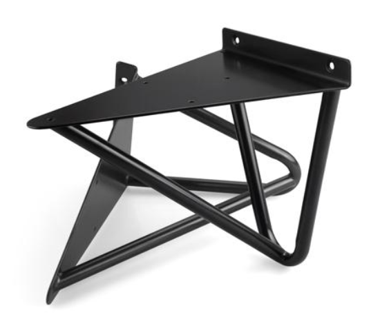WSPORNIK PÓŁKI WM-1012 186 x 200 mm CZARNY MAT