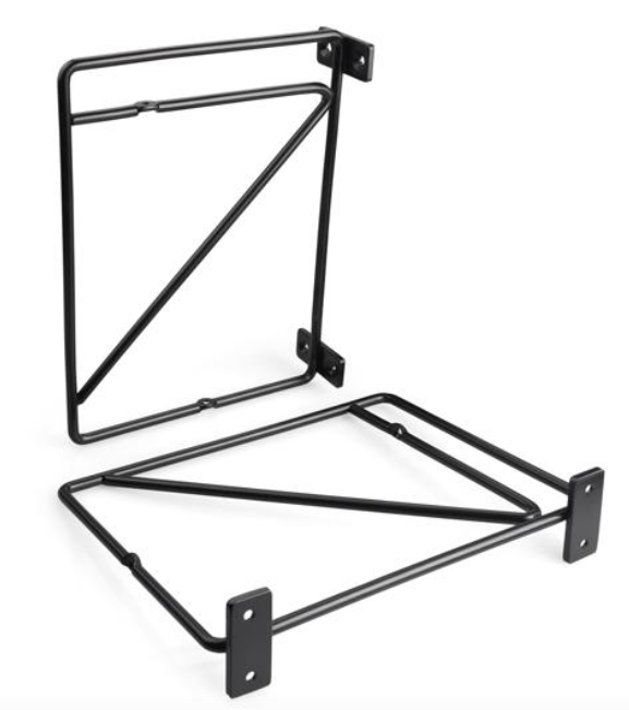 WSPORNIK PÓŁKI WM-1011 214 x 166 mm CZARNY MAT