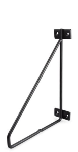 Wspornik półki WM-1010 210x165 mm czarny mat