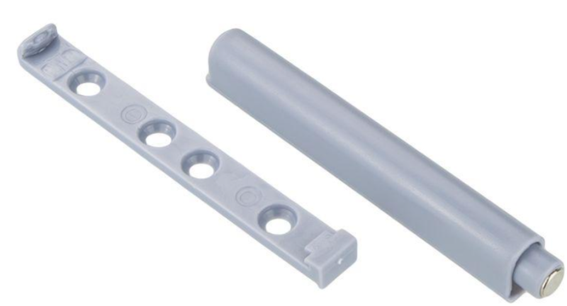ODBOJNIK MEBLOWY PUSH/OPEN KOŃCÓWKA MAGNETYCZNA PG-060 POPIEL