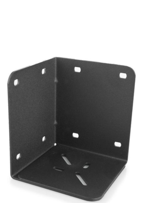 NAROŻNIK DO ŁÓŻKA 115 x 115 x 135 mm CZARNY MAT
