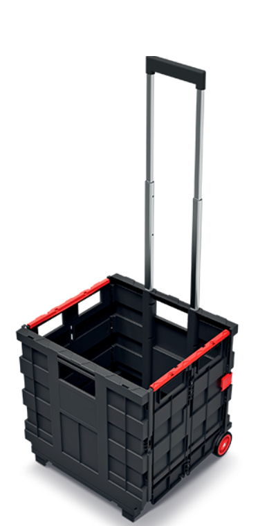 WÓZEK NARZĘDZIOWY NA KÓŁKACH CART T SKŁADANY Z RĄCZKĄ 396 x 370 mm