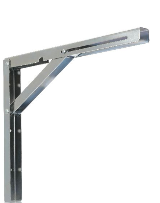 WSPORNIK STALOWY SKŁADANY Z BLOKADĄ 300 x 260 x 1.5 mm GALWAN