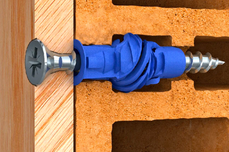 KOŁEK ROZPOROWY UNIWERSALNY 4ALL 8 x 65 mm Z WKRĘTEM STOŻKOWYM 5,0 x 80mm 50 szt.