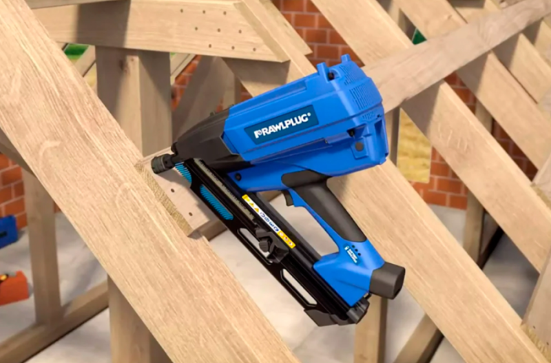 GWOŹDZIARKA GAZOWA DO DREWNA RAWLPLUG R-WW90II ZESTAW XS