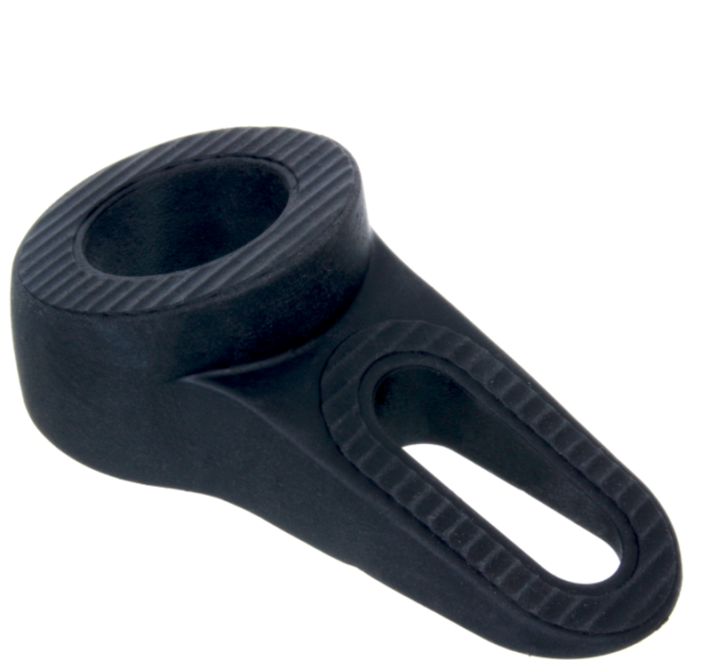 KLIN DO DRZWI CZARNY TWORZYWO 22B 120 x 32 mm