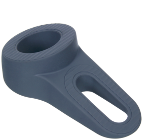 Szary klin do drzwi z tworzywa sztucznego 120 x 32 mm