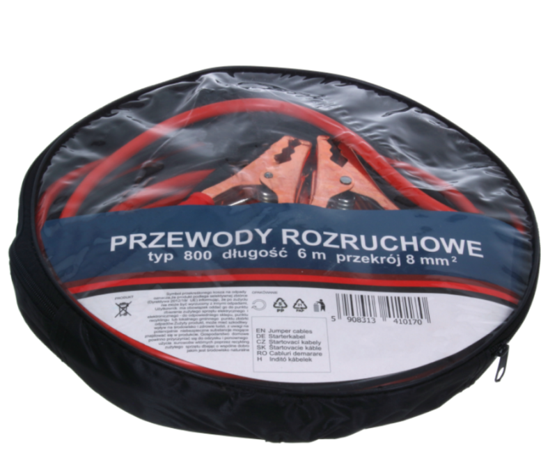 PRZEWODY ROZRUCHOWE 800A - 6,0 m