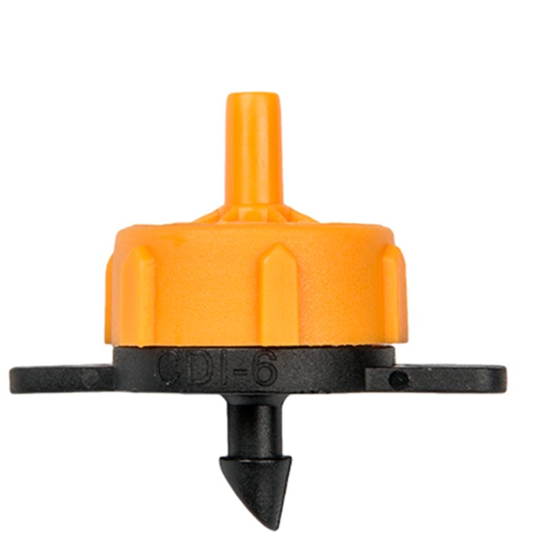 KROPLOWNIK Z KOMPENSACJĄ CIŚNIENIA 2l/h / 0,5-3,5 bar / WYJŚCIE 4 mm 25 szt.