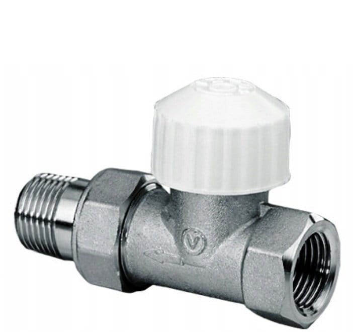 ZAWÓR TERMOSTATYCZNY PROSTY NIKLOWANY 1/2" FP10 typ ZT22