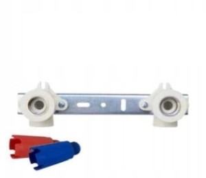 KOMPLET PODTYNKOWY 20 mm x 1/2" L-150 mm Z KOLANAMI