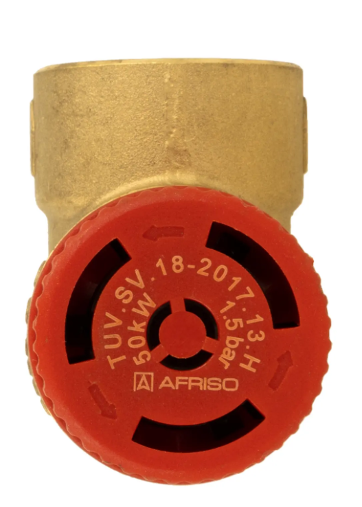 ZAWÓR BEZPIECZEŃSTWA DO C.O 1/2" 1,5 BAR