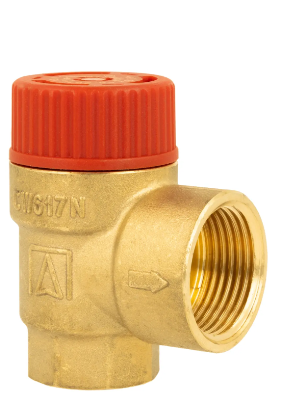 ZAWÓR BEZPIECZEŃSTWA DO C.O 1/2" 6 BAR