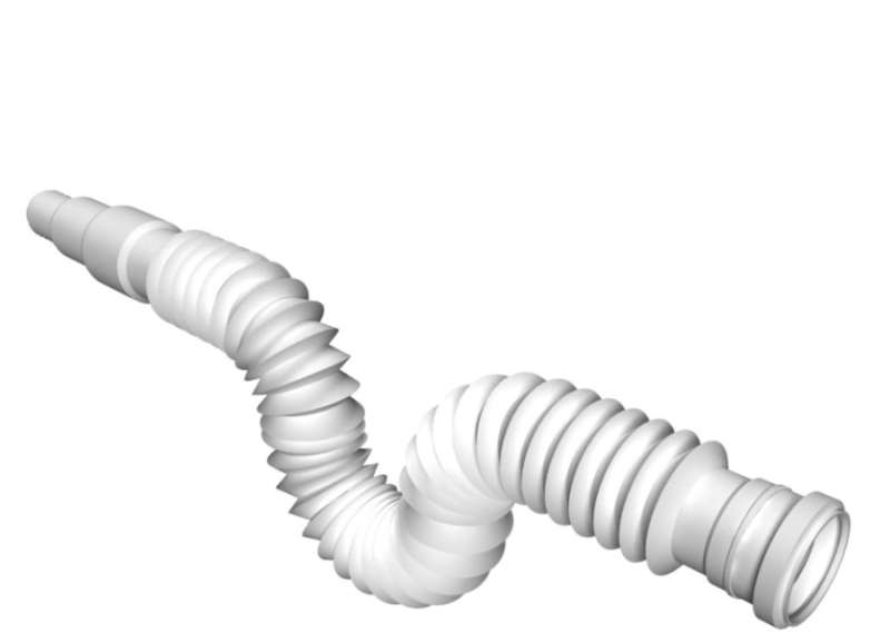 ZŁĄCZE ELASTYCZNE REDUKCYJNE ZATRZASKOWE FI50 50/40/32, L-340-600 mm
