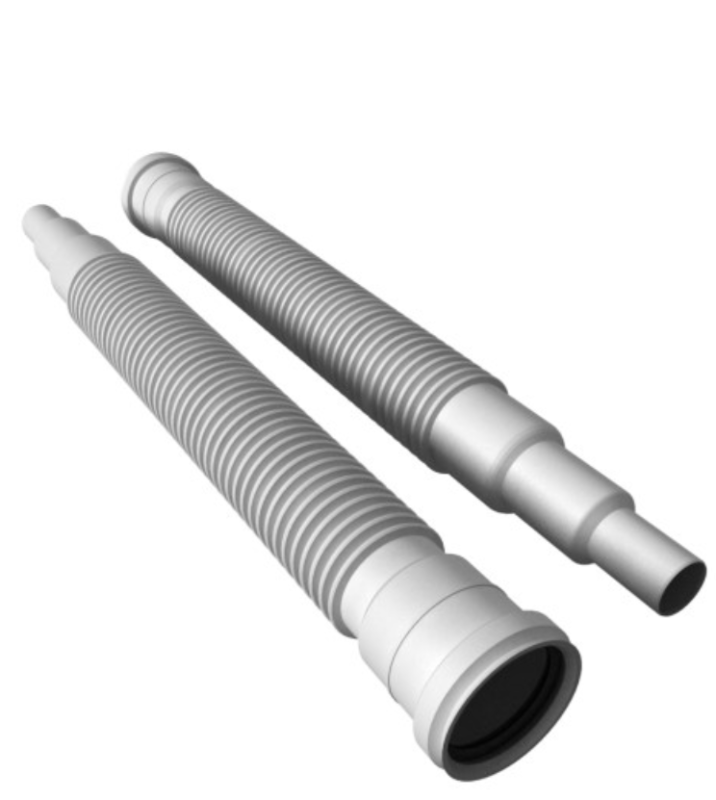 ZŁĄCZE ELASTYCZNE REDUKCYJNE FI50 50/40/32, L-350 mm Z KIELICHEM