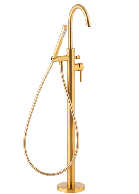 BATERIA WANNOWA WOLNOSTOJĄCA MOZA BRUSHED GOLD