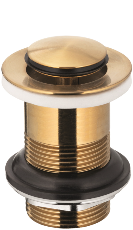 SPUST KLIK KLAK MAŁY BEZ PRZELEWU BRUSHED GOLD