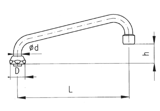 WYLEWKA 1/2" U/220 Z REGULATOREM STRUMIENIA