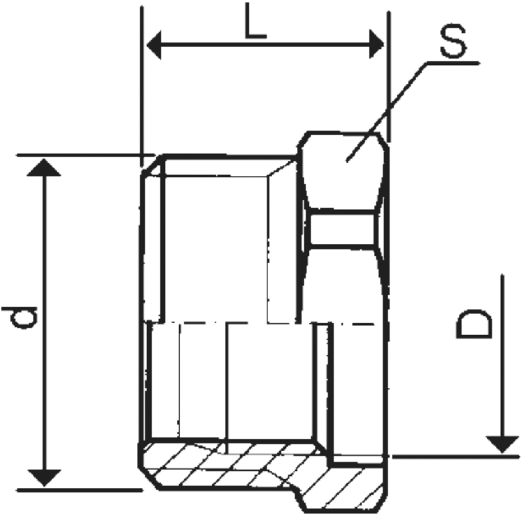 REDUKCJA MOSIĘŻNA 3/4" x 1/2"