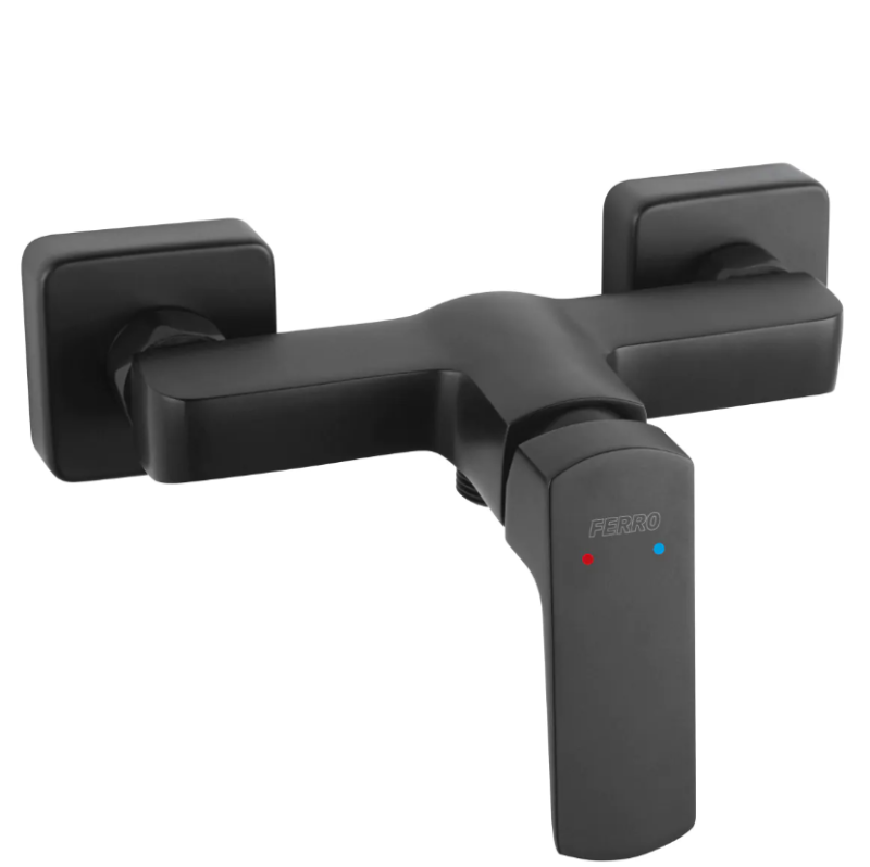 BATERIA NATRYSKOWA ŚCIENNA VITTO BLACK VERDELINE