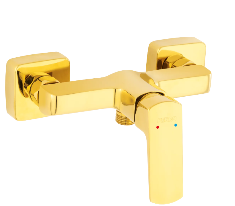 BATERIA NATRYSKOWA ŚCIENNA VITTO GOLD VERDELINE