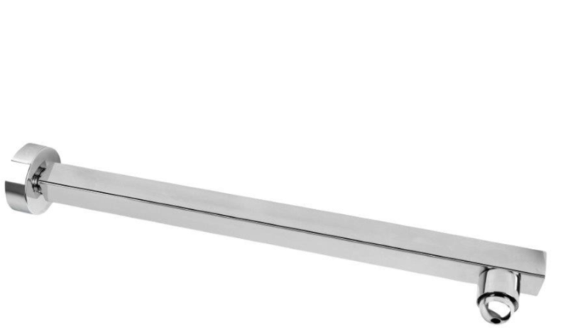 RAMIĘ NATRYSKU Z MOCOWANIEM ŚCIENNYM KWADRAT 1/2" 40 cm
