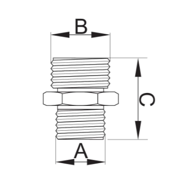 NYPEL REDUKCYJNY OCYNK 5/4" x 1"