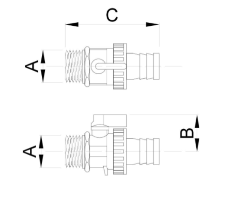 ZAWÓR KULOWY SPUSTOWY 3/4"