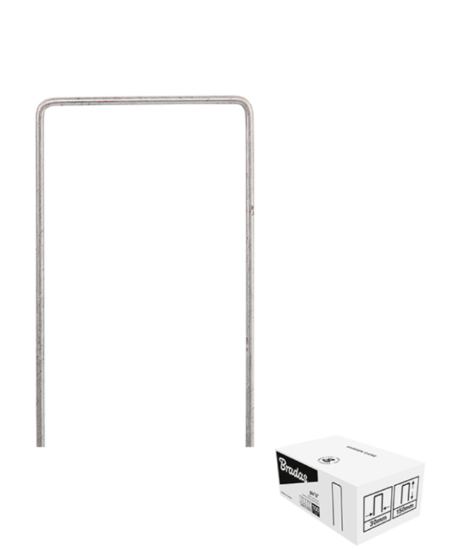 SZPILKA METALOWA GALWANIZOWANA "U" 7 cm / 15 cm 100 szt.