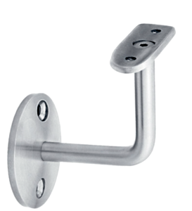 UCHWYT DO PORĘCZY MOCOWANY DO ŚCIANY / DO RURY 42.4 mm / STAL NIERDZEWNA A2